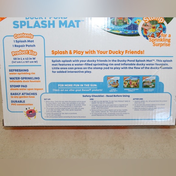 Ducky Pond Splash Mat (NIB) - Picture 5 of 5